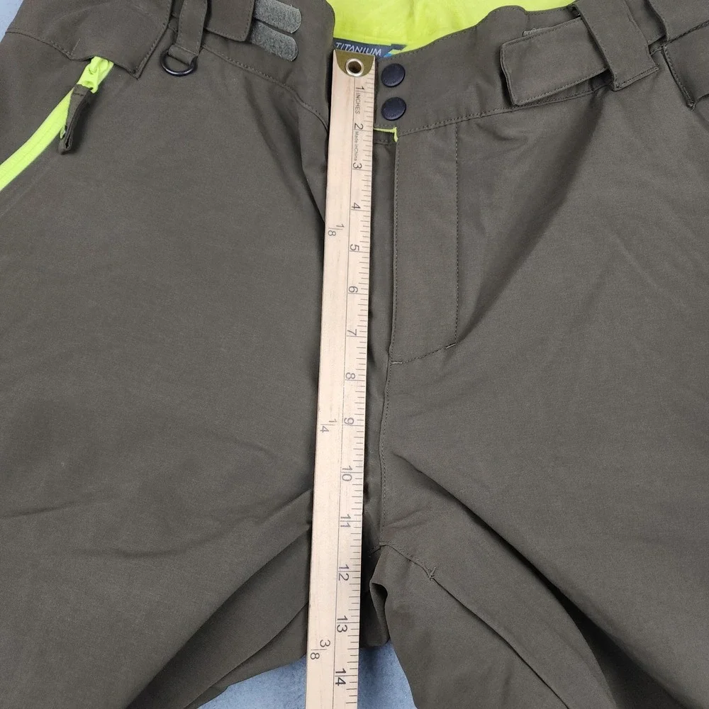 Columbia Snow Pants Mens Large 36x31 Brown Titanium Omni-Tech Waterproof Ski